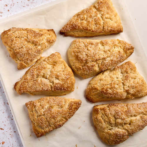 Lemon Ginger Sourdough Scones