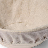 Close-up of the boule liner showing its texture.